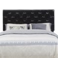 thumbnail image 4 of Kassel Dark Brown Faux Leather Queen Headboard, 4 of 9