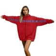 thumbnail image 4 of TaTaai Valentine's Day Unisex Hooded Sweatshirt, Long Sleeve Zip Up Printed Pullover, Casual Couples Wear Gift, 4 of 7
