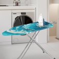 thumbnail image 2 of HELLHERO Ironing Board Cover Easy Fit Blue-green Marble Pattern Elastic Edge Replacement, 2 of 5