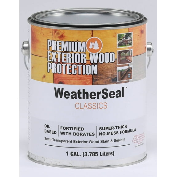 WeatherSeal Natural Wood Finish Pioneer Gray 1 Gallon Pail