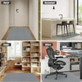 thumbnail image 5 of Office Chair Mat for Hardwood Floor, 48"x36" Computer Chair Rug, Under Desk Mat, Large Anti-Slip Floor Protector for Home Office, Light Grey, 5 of 9