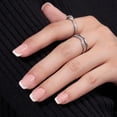 thumbnail image 3 of Press on Nails BtartBox French Tip Gel Short White, 3 of 9