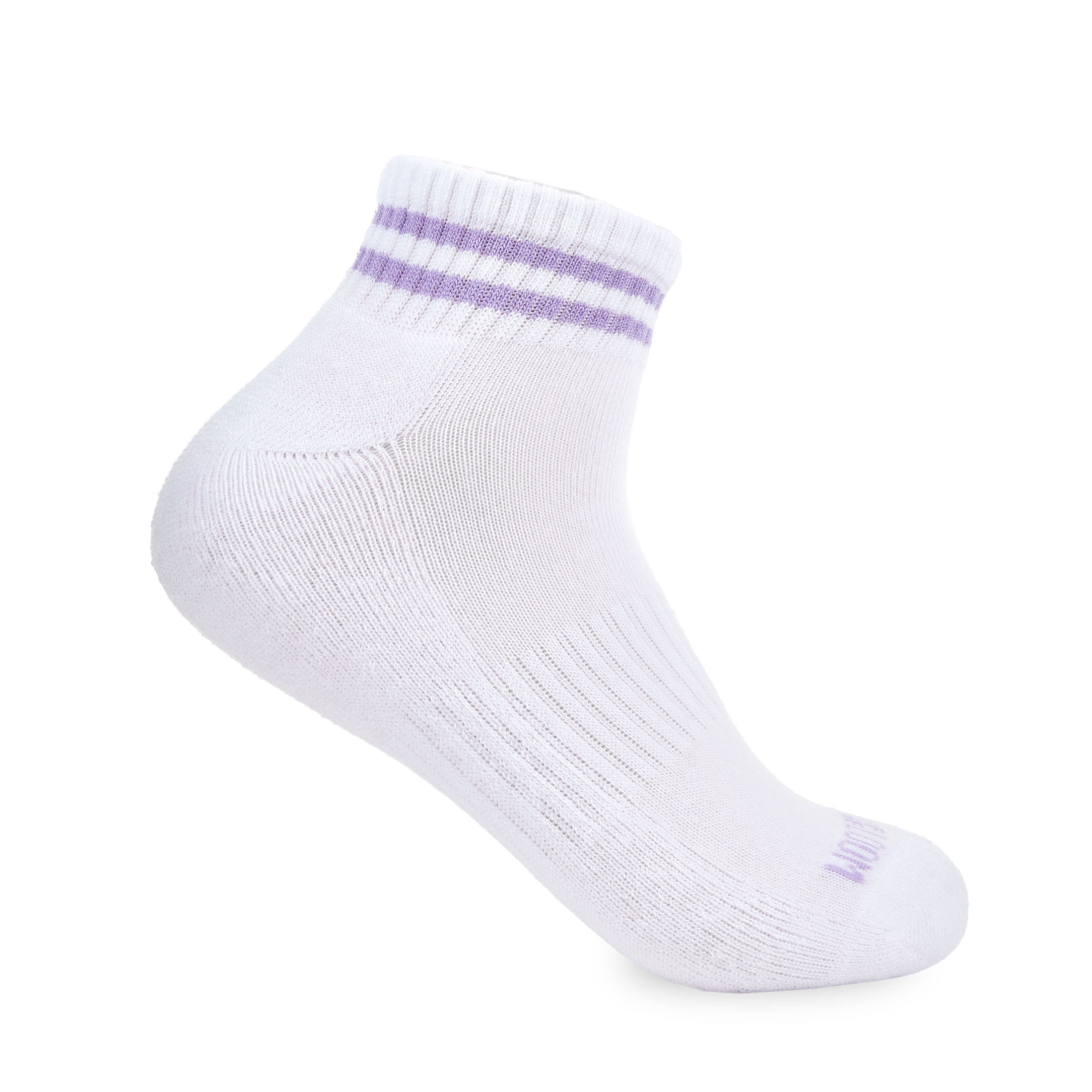 Fruit of the Loom All Day Comfort Girls Ankle Socks, Sizes 6-10, 10-Pack
