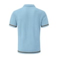 thumbnail image 6 of Mens Polo Shirts Short Sleeve Collared Textured Quick Dry Casual Golf Shirt for Men, 6 of 6