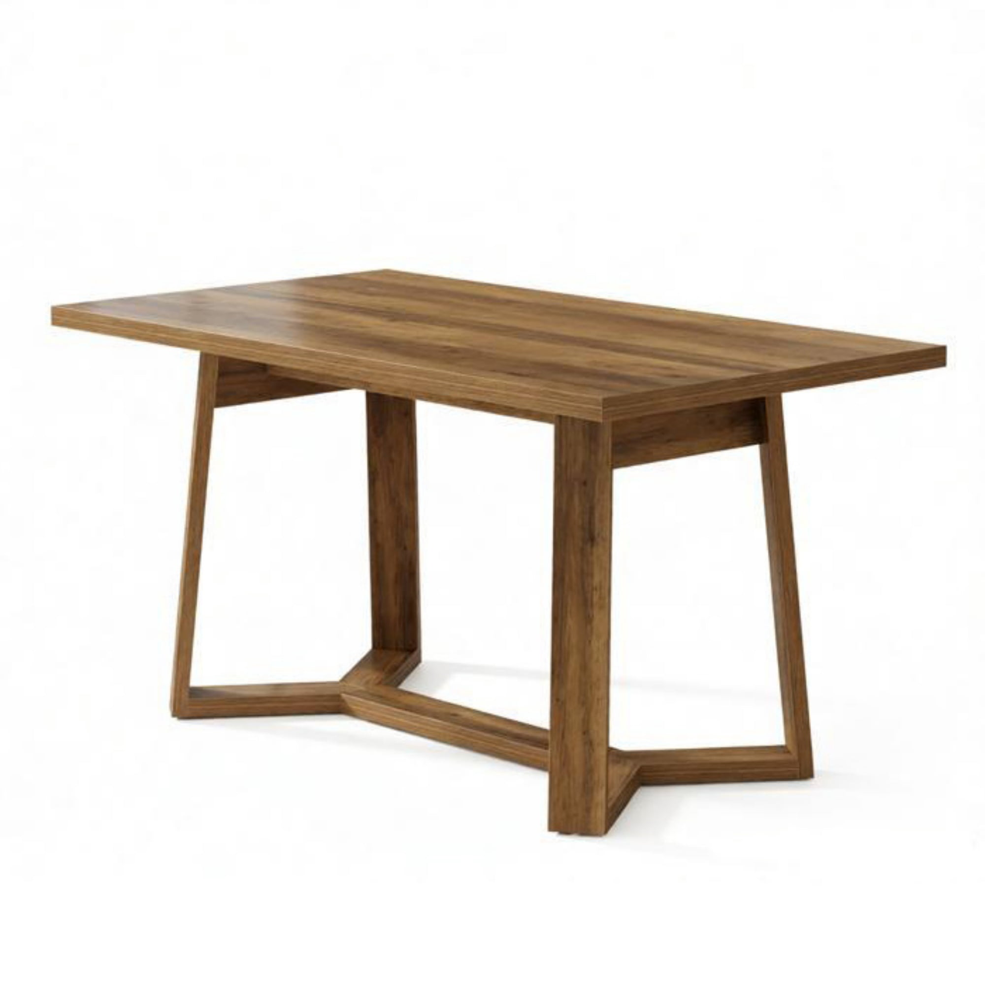 47 Inch Rectangular Dining Table with Sturdy Base