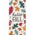 thumbnail image 6 of Celebrate Hello Fall Kitchen Towels 2-Pack, Falling Leaves Print, Multicolor, Absorbent Cotton, 6 of 8