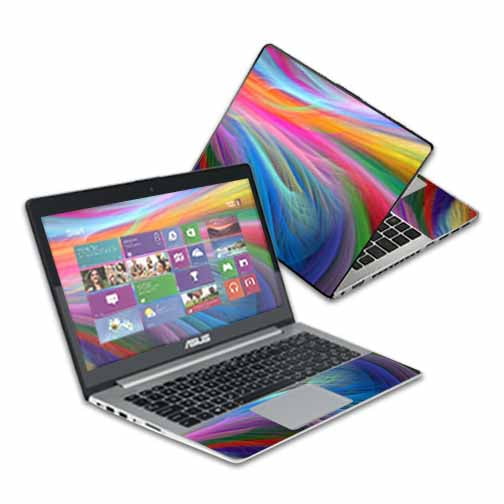 Colorful Skin For Asus VivoBook S400CA Laptop 14" Protective, Durable