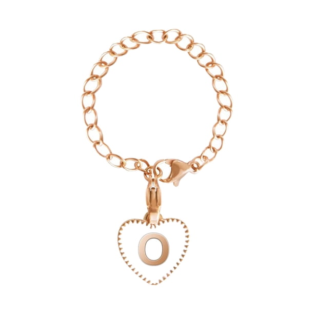 Letra Charm Accesorios - Forma de Corazón, Identificación de Iniciales, para Taza Vaso Regalo