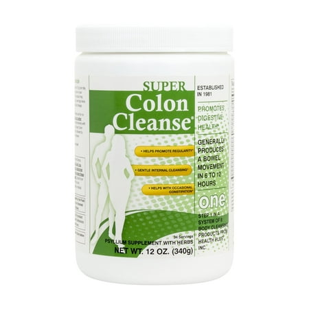 Inc. Super Colon CleanseBulk Forming Fiber Laxative Low Fat No Cholesterol No Sodium Low Calories Good Source Of Fiber By Health