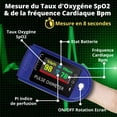 thumbnail image 3 of Oxímetro de pulso de dedo Pantalla OLED Oxímetro de dedo profesional Saturómetro Medidor de oxígeno Medición Sp02 Saturación de oxígeno Monitor de ritmo cardíaco Oxímetro Saturómetro, 3 of 4
