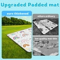 thumbnail image 7 of FUGWU Baby Play Mat for Floor, Fits 71x59 Playpen,Machine Washable, Non-Slip & Soft Crawling Mat for Infants(Rainbow), 7 of 7