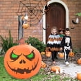 thumbnail image 1 of Inflable De Halloween La Merced Calabaza Macabra Plástico Resistente Iluminación Led, 1 of 5