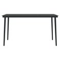 thumbnail image 4 of vidaXL 5 Piece Garden Dining Set Black, 4 of 5