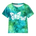 thumbnail image 6 of BOBOGOJP Girls Clothes Set Cotton Kids Summer Short Sleeve & Big Girls Size 4-15T Green for Size 3-4 Years, 6 of 6