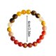 thumbnail image 4 of Pulsera natural de cinco cristales con cuarzo rutilado, ojo de tigre y piedras. Equilibra la energía y atrae la riqueza. Cadena para la mano para hombres y mujeres., 4 of 7