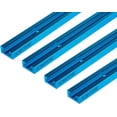 thumbnail image 1 of 71371 24 Inch Double-Cut Profile Universal T-Track with Predrilled Mounting Holes, 4 PK, T Track for Woodworking Jigs and Fixtures, Drill Press Table, Router Table, Workbench, 1 of 6