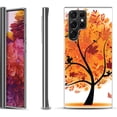 thumbnail image 1 of Slim-Fit Fashion Gel Phone Case for Samsung Galaxy S22 Ultra 5G, by OneToughShield ® - Golden Tree, 1 of 4