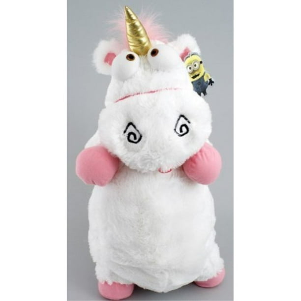 Lanlan - 2013 universal despicable me 3d ride agnes fluffy unicorn pillow plush large 22