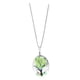 thumbnail image 1 of Eterno y Dama Colgante Tronco Flor Cristal Retro Árbol Vida Collar Doble Cara Collares Europeos Colgantes, 1 of 5