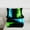 Blue Green, variant on Feelyou Neon Lightning Kid Queen Comforter Set, Green Blue Honeycomb Bedding Set, 3pcs