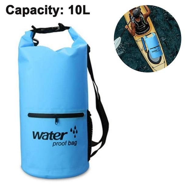 Waterproof Dry Bag With Front Zippered Pocket Keeps Gear Dry For Kayaking,  Beach, Rafting, Boating, Hiking, Camping And Fishing With Waterproof Phone  