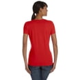 thumbnail image 2 of The Fruit of the Loom Ladies' HD Cotton V-Neck T-Shirt - TRUE RED - XL, 2 of 2