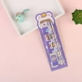 thumbnail image 5 of YIMWNYI 5-Piece Stationery Set, Pencil, Eraser, Ruler, Sharpener, and Cute Design, Practical Office and Learning Supplies for Everyday Use, 5 of 5