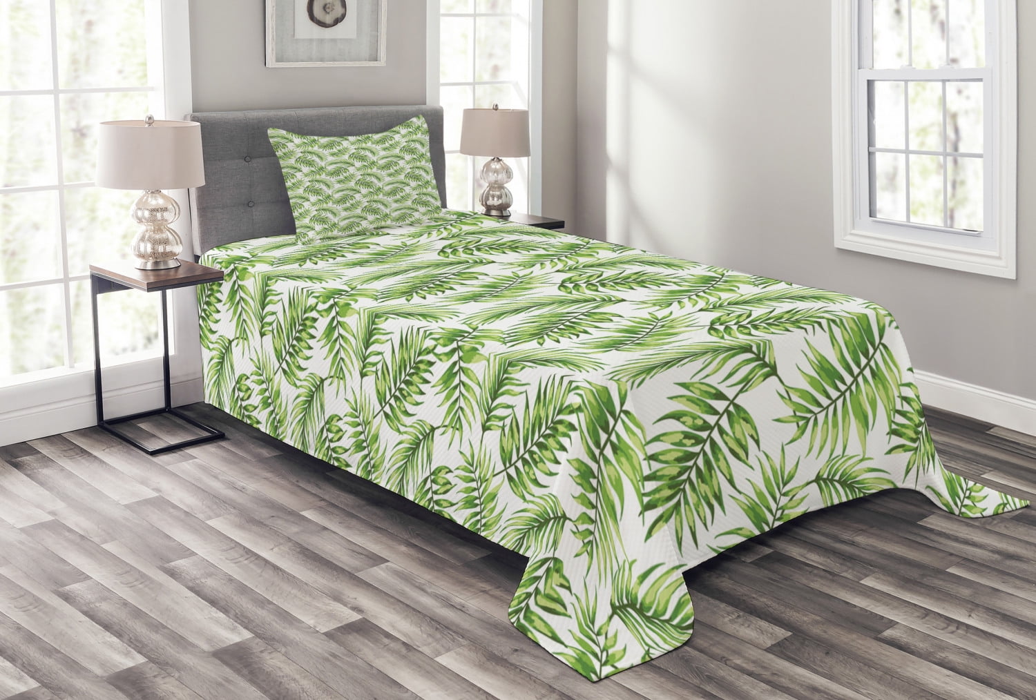 leaf bedspread