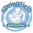 thumbnail image 2 of Men's The Simpsons Bart Springfield Underachiever Graphic Tee White Small, 2 of 5