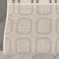 thumbnail image 3 of Well Woven Custom Size Runner - Choose Your Length - Carte Grey Boxes Geometric 27 Inches Wide x 25 Feet Long Runner (27" x 25' Runner) Rug, 3 of 6