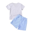 thumbnail image 6 of Toddler Clothes for Boys Baby Shorts CLothes Set Kids Summer Elastic Printed Short Sleeve Casual 0 6 12 18 24 Months 2T 3T Outfit Outfits 2PCS, 6 of 7