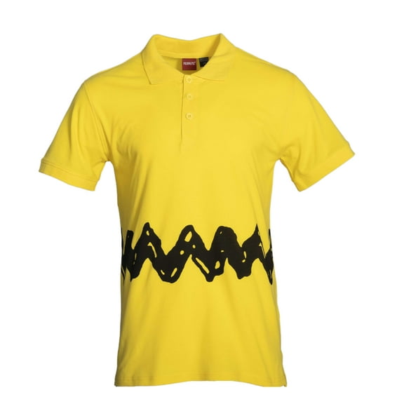 Peanuts Charlie Brown Zig Zag Yellow Shirt Halloween Costume Cosplay
