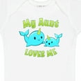 thumbnail image 4 of Inktastic My Aunt Loves Me Cute Narwhal Boys or Girls Baby Bodysuit, 4 of 5