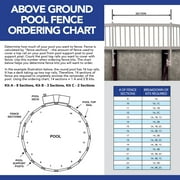 Above Ground Pool Fence vinyl works above ground pool fence kit (8 section) - taupe Above Ground Pool Fence vinyl works above ground pool fence kit (8 section) - taupe