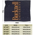 thumbnail image 3 of Bucknell University Fleece Blanket, Very Soft Microfiber Flannel Blanket for Couch Warm and Cozy for All Seasons, 3 of 6