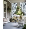 thumbnail image 4 of nqOlkjepod Outdoor Curtains for Patio Waterproof, Marble Grey White Outdoor Privacy Panels Grommet, Abstract Modern Geometric Printed Blackout Outside Curtains for Porch/Cabana 54"x108", 2 Panels, 4 of 8