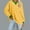 Yellow, variant on Aloohaidyvio Long Sleeve Tops for Women No Boundaries Women's Large Size Loose Casual Color Stitching Long Sleeve Round Neck Top