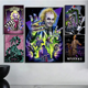 thumbnail image 2 of Póster de Beetlejuice de película clásica, impresión de papel para el hogar, sala de estar, dormitorio, entrada, Bar, restaurante, cafetería, pintura artística, 2 of 5