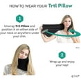 thumbnail image 3 of Trtl Pillow - Scientifically Proven Super Soft Neck Support Travel Pillow - Machine Washable Black, 3 of 5