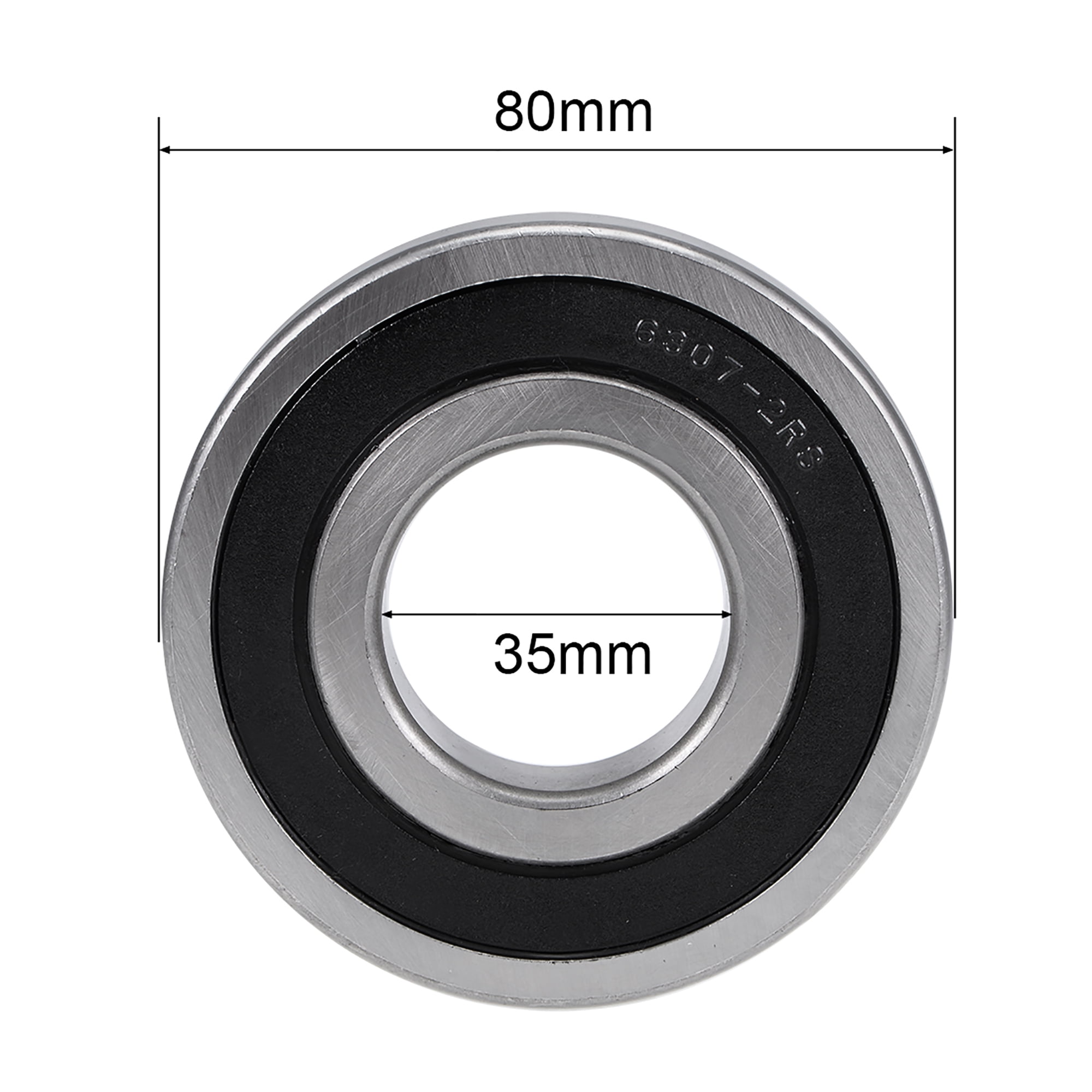 6307-2RS Deep Groove Ball Bearings Z2 35mmx80mmx21mm Double