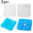 thumbnail image 2 of 2PCS Resin Casting Mold DIY Coaster Mold Silicone Mold Epoxy Casting Mold, 2 of 6