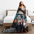 thumbnail image 6 of Blanket Kit Connor Soft and Comfortable Wool Fleece Throw Blankets Gift for Home Decoration Sofa Office car Camping Yoga Travel Home Decoration Cozy Plush Beach, 6 of 6