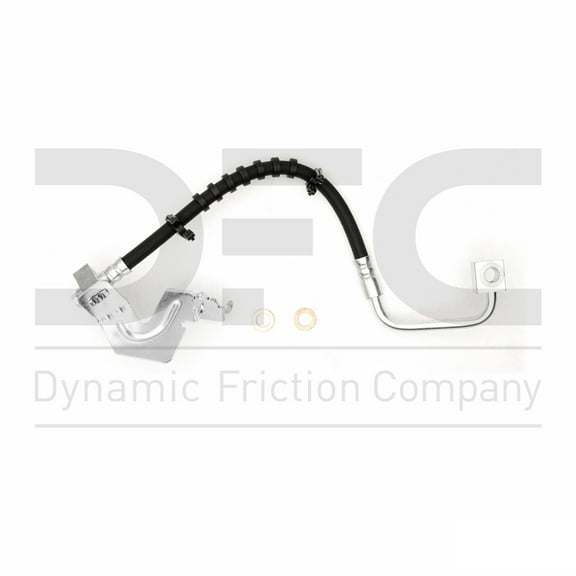 Rear Right Dynamic Friction Company Brake Line Hose 350-40296 For 2008-2011 Chrysler Town & Country, 2008-2011 Dodge Grand Caravan, 2009-2011 Volkswagen Routan