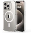 thumbnail image 1 of for iPhone 16 Pro Max Case, Compatible with MagSafe, Shockproof Military-Grade Protection, Magnetic Phone Case for iPhone 16 Pro Max, Classic Hybrid Case (HaloLock), Clear, 1 of 1