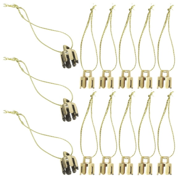 Masteelf 1000pcs Diy Christmas Ball Ornament Caps Plastic Xmas Hangers Caps Round Ornament Tops For Holiday Diy Decorations Delicate Xmas Ball Caps