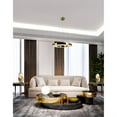thumbnail image 2 of LED Chandelier with Brass Finish, 2 of 6