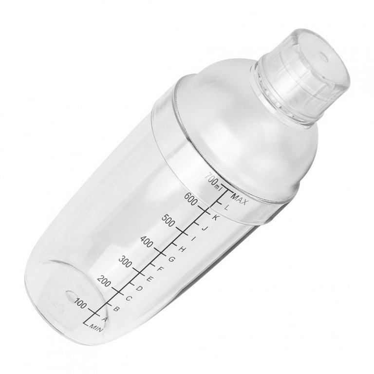 Protein Shaker Bottle, Portable Milk Tea Shaker Clear Scale Lightweight For Milk  Tea Shop For Home For Bar For Party For Restaurant 