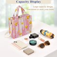 thumbnail image 5 of FORMRS Womens Corduroy Tote Bag Crossbody Shoulder Handbag with Pocket, Flat Yellow Stars, 5 of 7