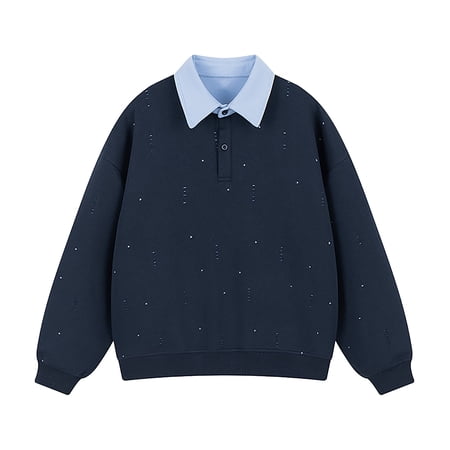 WRKEKC Long Sleeve Shirts for Men Solid Color Fashion Button Down Collared Knitted Textured Top for Casual and Smart Casual Looks