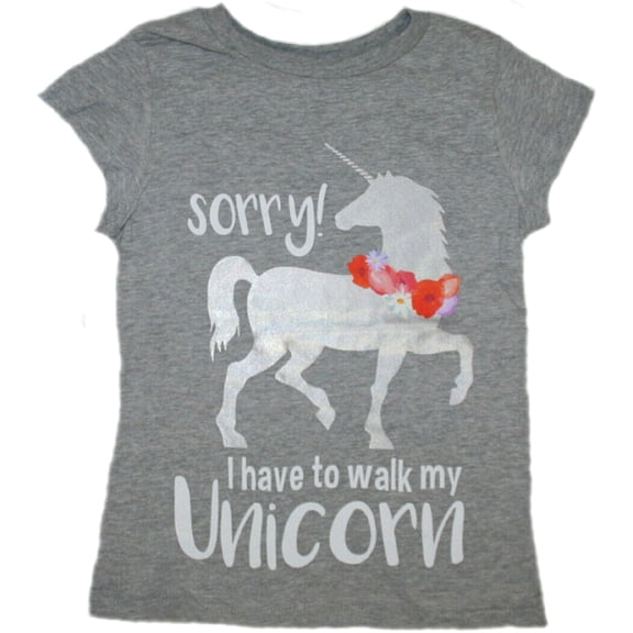 Sorry! I have to walk my Unicorn Big Girl's T-Shirt - XL (14-16)